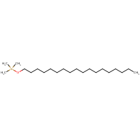 Trimethyl(octadecyloxy)silane formula graphical representation