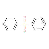Diphenyl sulfone formula graphical representation