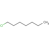 1-Chloroheptane formula graphical representation