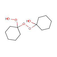 Cyclohexanone peroxide formula graphical representation