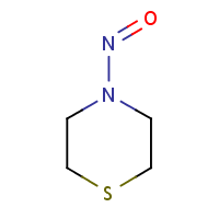 N-Nitrosothiomorpholine formula graphical representation