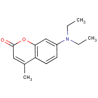 7-Diethylamino-4-methylcoumarin formula graphical representation