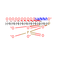 Tetrasodium pyrophosphate decahydrate formula graphical representation