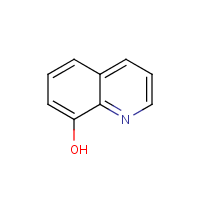 8-Hydroxyquinoline formula graphical representation
