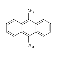 9,10-Dimethylanthracene formula graphical representation
