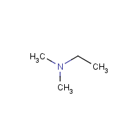 N,N-Dimethylethylamine formula graphical representation