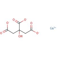 Gallium citrate formula graphical representation