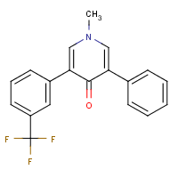 Fluridone formula graphical representation