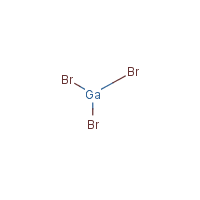 Gallium bromide formula graphical representation