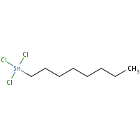 Trichlorooctylstannane formula graphical representation