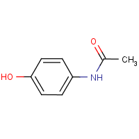 Acetaminophen formula graphical representation