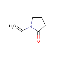 N-Vinyl-2-pyrrolidone formula graphical representation