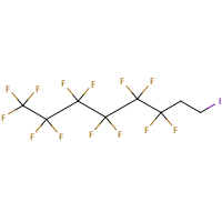 1,1,1,2,2,3,3,4,4,5,5,6,6-Tridecafluoro-8-iodooctane formula graphical representation