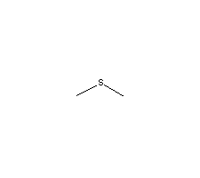 Dimethyl sulfide formula graphical representation