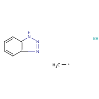 1H-Benzotriazole, C-methyl-, potassium salt formula graphical representation