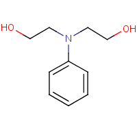 N-Phenyl diethanolamine formula graphical representation