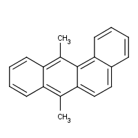 7,12-Dimethylbenz(a)anthracene formula graphical representation