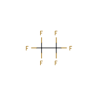 Hexafluoroethane formula graphical representation