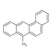 7-Methylbenz(a)anthracene formula graphical representation