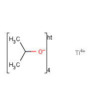 Tetraisopropyl titanate formula graphical representation