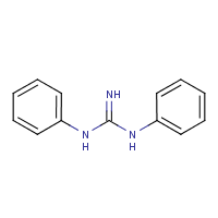 N,N'-Diphenylguanidine formula graphical representation