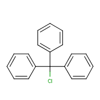 Chlorotriphenylmethane formula graphical representation