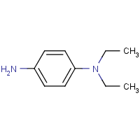 N,N-Diethyl-p-phenylenediamine formula graphical representation