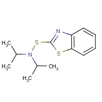 N,N-Diisopropyl-2-benzothiazolesulfenamide formula graphical representation