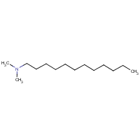 N,N-Dimethyldodecylamine formula graphical representation
