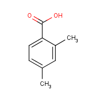 2,4-Dimethylbenzoic acid formula graphical representation