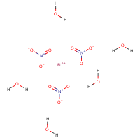 Bismuth nitrate pentahydrate formula graphical representation