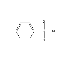 Benzenesulfonyl chloride formula graphical representation