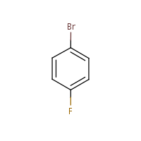 p-Bromofluorobenzene formula graphical representation