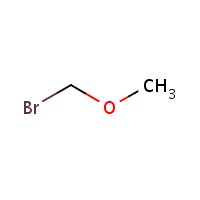 Bromomethyl methyl ether formula graphical representation