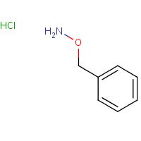 O-Benzylhydroxylamine hydrochloride formula graphical representation