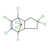 gamma-Chlordane formula graphical representation