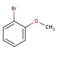 2-Bromoanisole formula graphical representation
