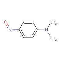 N,N-Dimethyl-p-nitrosoaniline formula graphical representation