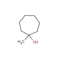 1-Methylcycloheptanol formula graphical representation