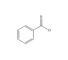Benzoyl chloride formula graphical representation