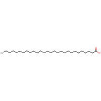 Octacosanoic acid formula graphical representation