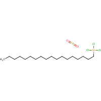 Silica, reaction product with trichlorooctadecylsilane formula graphical representation