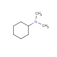 N,N-Dimethylcyclohexylamine formula graphical representation