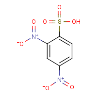 2,4-Dinitrobenzenesulfonic acid formula graphical representation