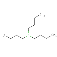 Tri-n-butylborane formula graphical representation