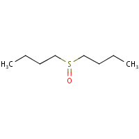 Butyl sulfoxide formula graphical representation