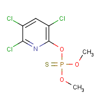 Chlorpyrifos-methyl formula graphical representation