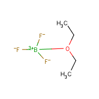 Boron trifluoride etherate formula graphical representation