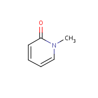 1-Methyl-2-pyridone formula graphical representation