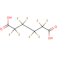 Octafluoroadipic acid formula graphical representation